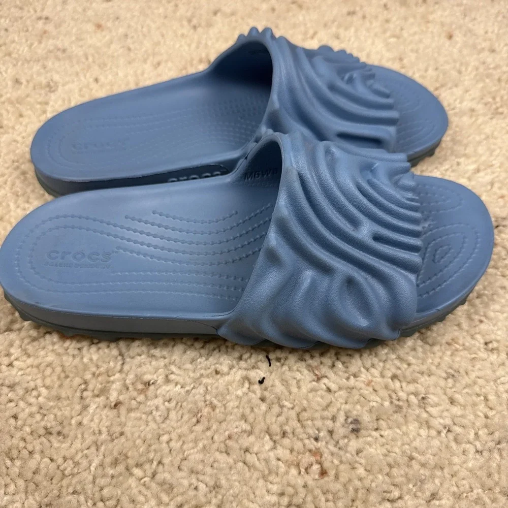 Crocs Pollex Slide by Salehe Bembury - Tashmoo Blue Size M6/W8